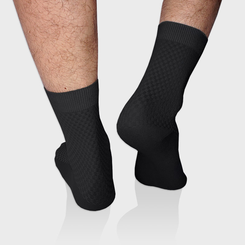 5 Pack - Midnight Black Bamboo Socks - Bamboo Collection