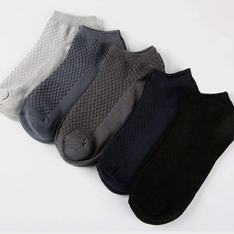 5 Pack - Bamboo Ankle Socks - Bamboo Collection