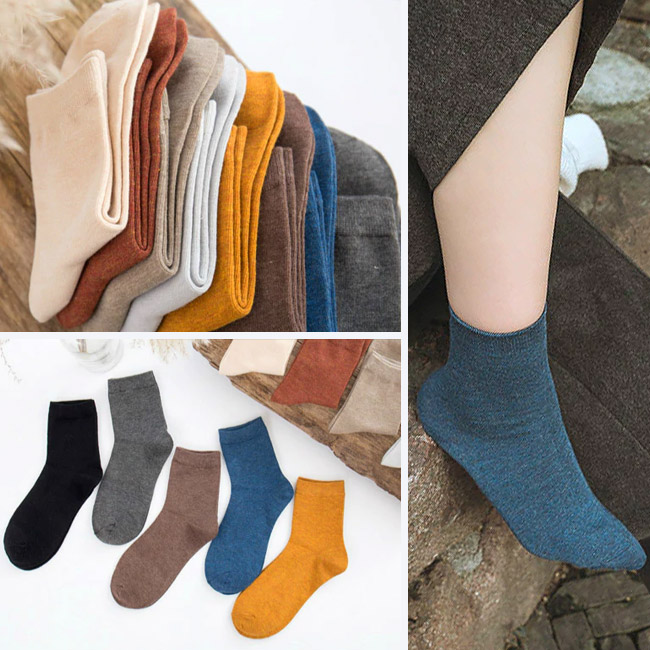 5 Pack - Women's Bamboo Socks - Bamboo Collection