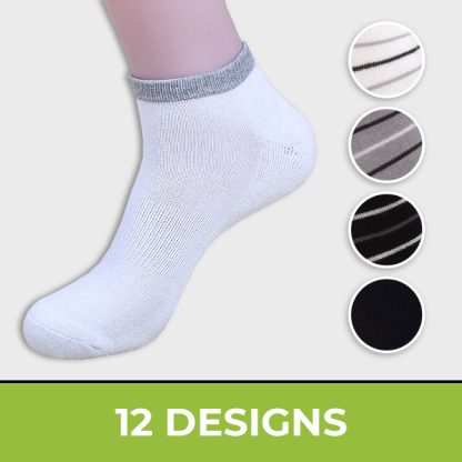 5 Pack - Staple Bamboo Ankle Socks - Bamboo Collection