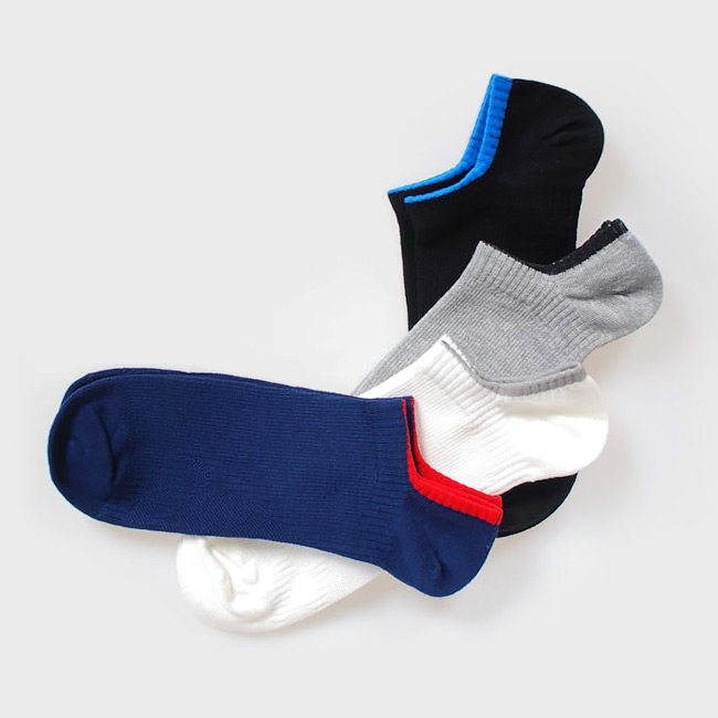6 Pack - Cuffed Bamboo Ankle Socks - Bamboo Collection