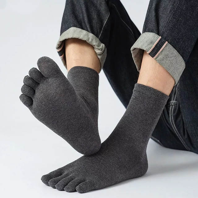 5 Pairs - Bamboo Toe Finger Socks - Bamboo Collection