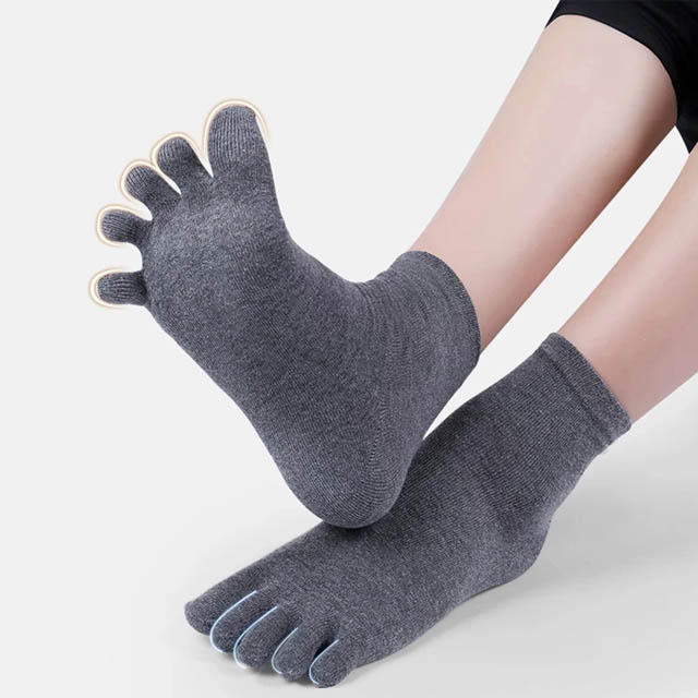 5 Pairs - Bamboo Toe Finger Socks - Bamboo Collection